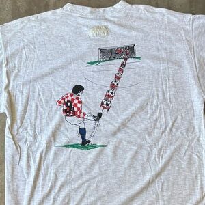 VTG 90s Euro Cup Soccer Shirt Mens XL
